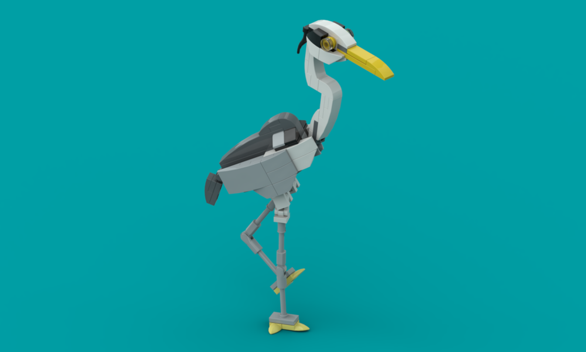 Heron by Diego Fontana brick designer Lego